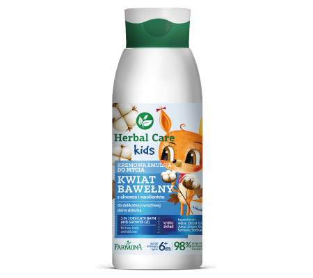 Herbal Care Kids - Krémová mycí emulze pro děti