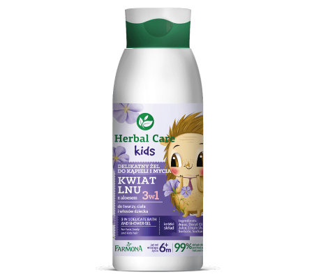 Herbal Care Kids - Dětský sprchový gel 3v1