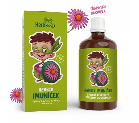 Herbik® Imuníček - bezlihový extrakt z Echinacey