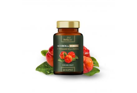Acerola FORTE  +Vitamin D3  +Zinek